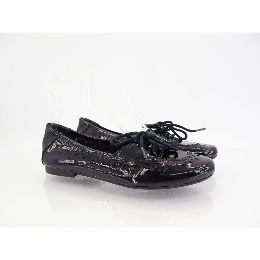 Born Verna Women's Loafer Size 6 Black Patent Leather Flat Comfy Slip On Shoes